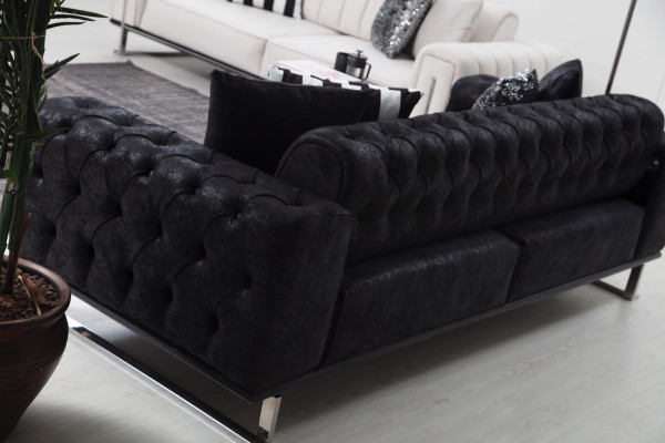Dīvāns trīs vietas dīvāns dizains Chesterfield luksusa mēbeles mīkstie dīvāni dzīvojamā istaba