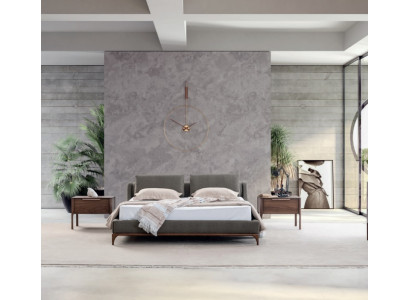 Modernas dizaina guļamistabas komplekts 3 gab. Gulta 2x naksnīdzes 180x200