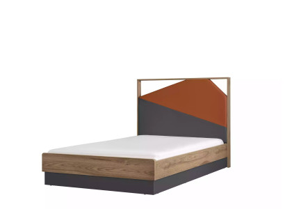 Bērnu gulta Gulta 120 cm Gultas rāmis Bērnu istaba Koks Gultas rāmis Pelēks
