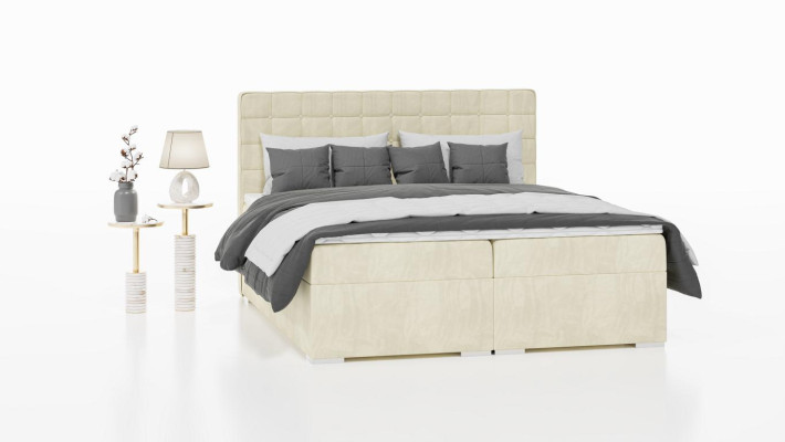 Divvietīga gulta Moderns dizains gulta Luxus guļamistabas gulta Polsterbett Mēbeles Boxspringbett