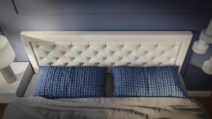Guļamistabas gulta luksusa mēbeles stils Moderns Boxspring gultas dizains Dubultgulta
