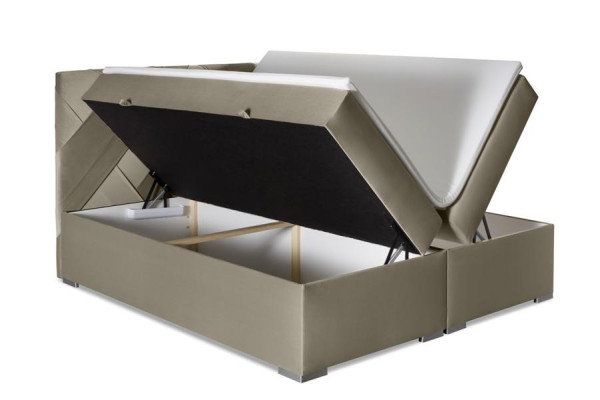 Luksusa gulta dizainera guļamistaba mūsdienīgi divguļamie gultas boxspring gultas.