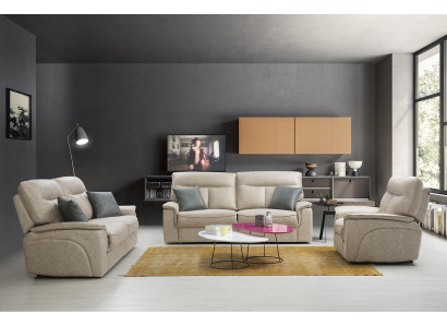 Dizainera divguļama sofa komplekts 3 gab. Moderns mīkstie mēbeļu komplekts dzīvojamistabai.