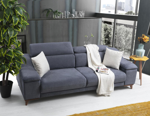 Sofas komplektā Moderns viesistaba Tekstils Dīvāns Luksusa apģērbs