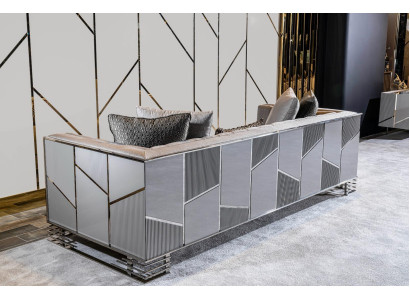Sofas galdiņš 3+3+1 krēsls galds blakusgalds sofa krēsls komplekts 5 gab.