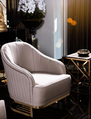 Sofa komplekts Sofa Luxus krēsls 3+1 sēdvieta galds piegulošais galds komplekts 4 gab.
