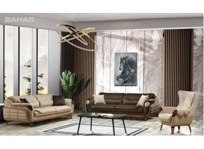 Sofa komplekts 3+3 sēdvietas dīvāns krēsls dīvāni atpūtas luksusa komplekts dzīvojamā istabā