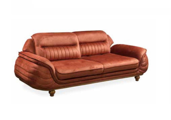 Sofa 3 vietām Mēbeles Audums Trīsvietīgs dīvāns Dzīvojamā istaba Klasiskais stils