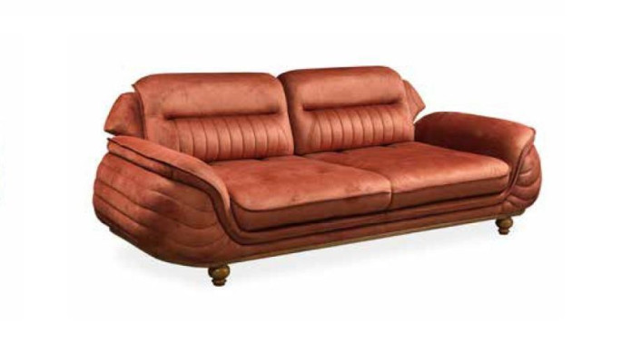 Sofa 3 vietām Mēbeles Audums Trīsvietīgs dīvāns Dzīvojamā istaba Klasiskais stils