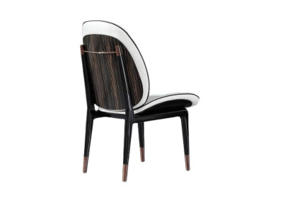 Ekskursijas krēsli Dzīvojamā Istaba brūns elegantais krēsls ar koka kājiņām Moderns