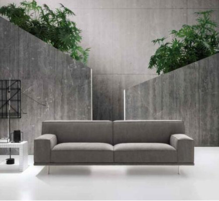 Sofas komplekts 3+1 vietas tekstila atpūtai dizaina dīvānām Polster Couchen alfitalia