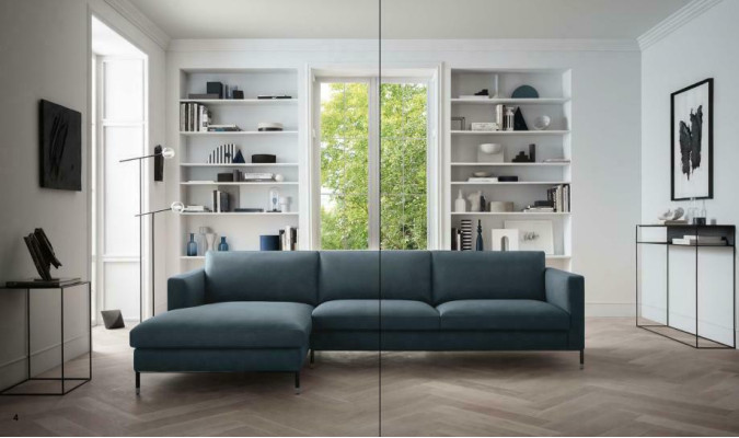 Ādas dīvāns dzīvojamā istaba stūra izkārtojumā XXL mēbelēta stūra dīvāns L-formas viesistabā.