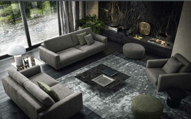 Luksusa mēbeles Dzīvojamā istaba Sofas Sofa 3 vietu Moderns alfitalia Dīvāns Itālija Jauns