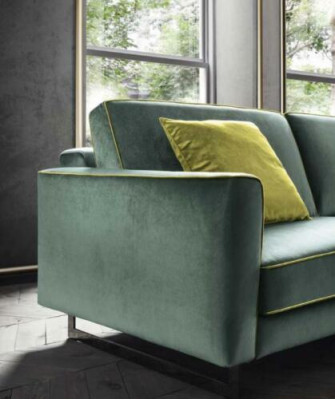 Itāļu dīvāns dizains luksusa auduma sofa modernais dīvāns 3-vietīgs alfitalia jauns.