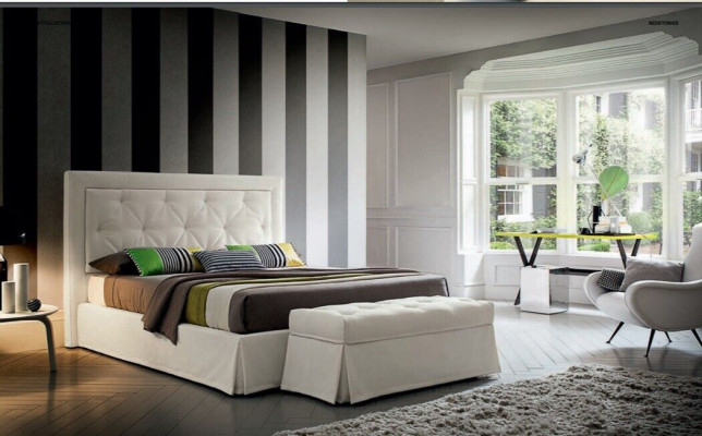 Chesterfield gultas 180x200 cm guļamistabai Tekstils Audumgultas dizains Luksusa viesnīca