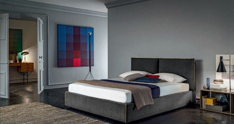 Luksusa polsterisēju audums dizains gultas guļamistabas gultas 180x200 cm tekstila viesnīca