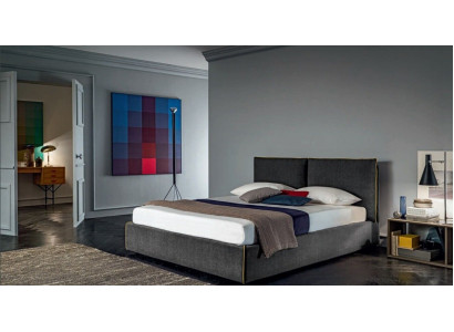 Luksusa polsterisēju audums dizains gultas guļamistabas gultas 180x200 cm tekstila viesnīca