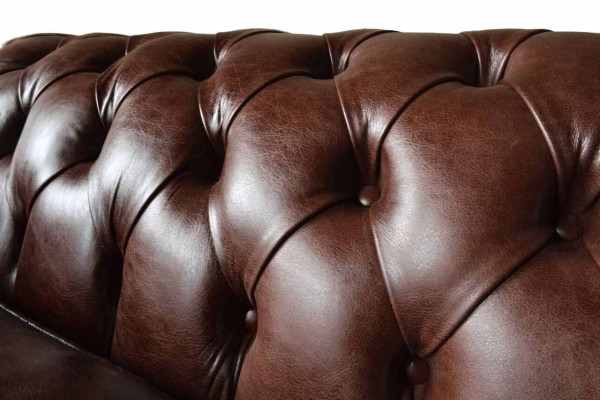 Sofa 3 vietīga dīvāns polsterēti dīvāni viesistaba Chesterfield āda