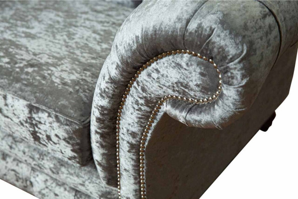 Četrvietīgs dīvāns Sofa 4 vietīgs Chesterfield viesistabas auduma dizaina sēdeklis