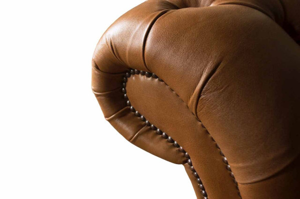 Ādas dīvāns Chesterfield 4 vietīgs dīvāns luksusa ādas dīvāni polsterēts viesistabai