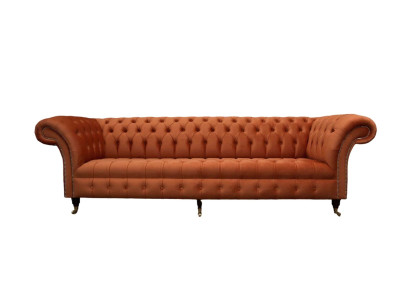Britu Chesterfield polsterēts luksusa dīvāns dizains dīvāns klasiskās dīvāns 4 vietīgais