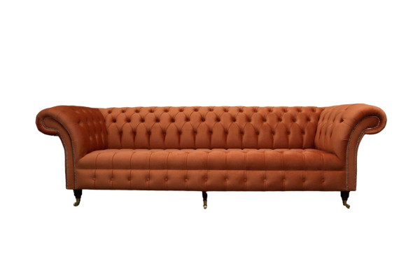 Britu Chesterfield polsterēts luksusa dīvāns dizains dīvāns klasiskās dīvāns 4 vietīgais