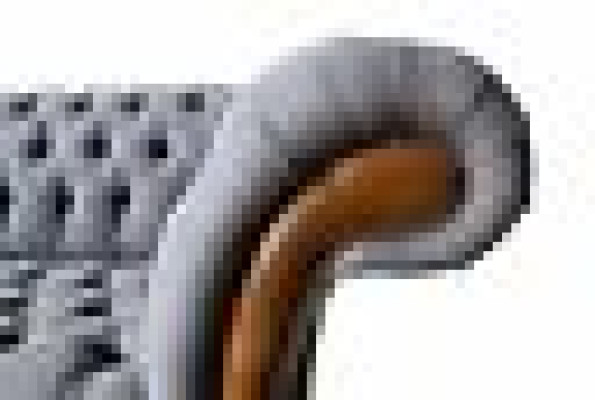 Chesterfield auduma dīvāns luksusa dīvāns polsterēts dīvāns pelēks tekstils