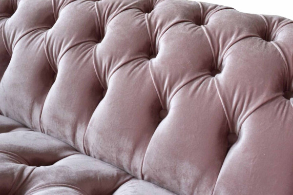 Chesterfield 3 sēdvietu dīvāns auduma dīvāns rozā dzīvojamā istaba apdare dīvāni jauni.
