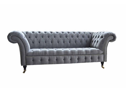 Chesterfield 3 sēdvietu dīvāns auduma dīvāns dīvānu dīvāns dīvānu pārklājums