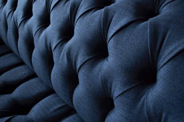 Dīvāns ar trim sēdvietām Lux Chesterfield 3 vietu zils dīvāns jauns dīvāns.