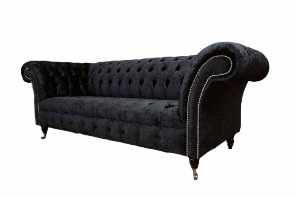 Sofa Luksusa Tekstila Chesterfield dīvāns Sofas Polster divvietīgais dīvāns