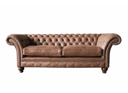 Chesterfield Sofa dizains Luksus Lērums Galdi Klasiskais Dīvāns 3 Personām