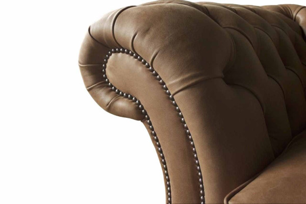 Chesterfield Sofa dizains Luksus Lērums Galdi Klasiskais Dīvāns 3 Personām