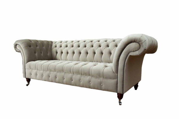 Chesterfield dīvāns 3 sēdvietu polsteris dīvāns dīvāni dīvāns trīsvietīgs pelēks jauns