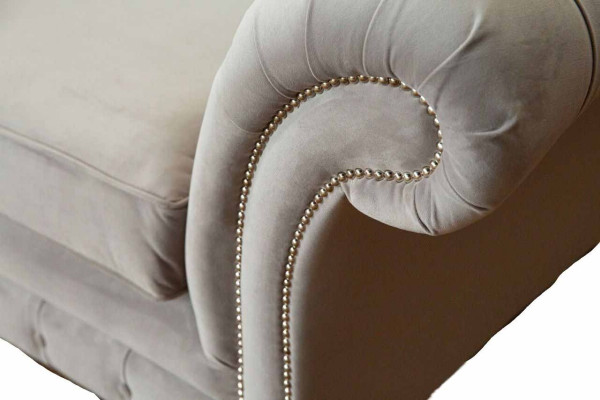 Chesterfield 3 sēdvietu relaksējoša dīvāna auduma mēbeles auduma dīvāns