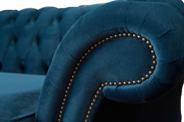 Dizainas Dīvāns 3 vietu dīvāns Polster Luxus Tekstilas Dīvāni Chesterfield Jauns