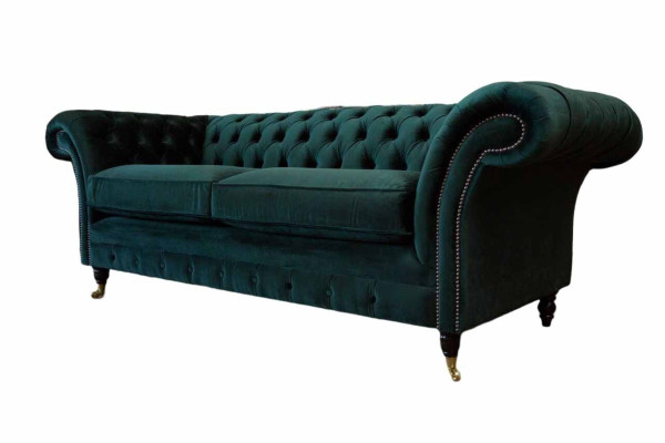 Chesterfield četriem sēdvietām auduma materiāla dīvāns dīvānam trijvietīgs dīvāns audekls