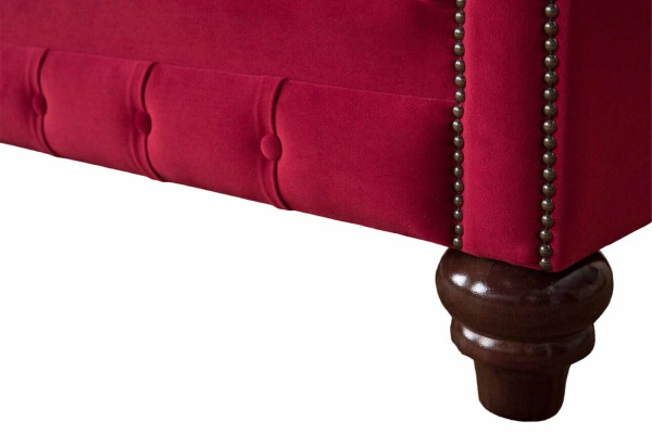 Moderns tekstiļa dīvāns 2 sēdvietas dīvāns ar polsterējumu, luksusa dīvāni Chesterfield.