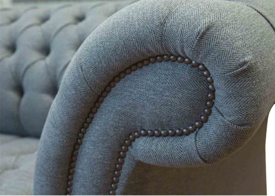 Chesterfield biroja mēbeles mīkstie dīvāni sofa divvietīgi tekstila griķi.