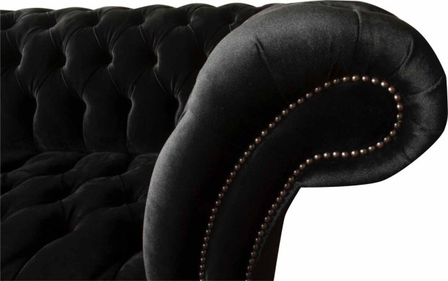 Chesterfield 2 divvietīgs dizainera dīvāns ar auduma mīkstu polsteri Luxus sofa.