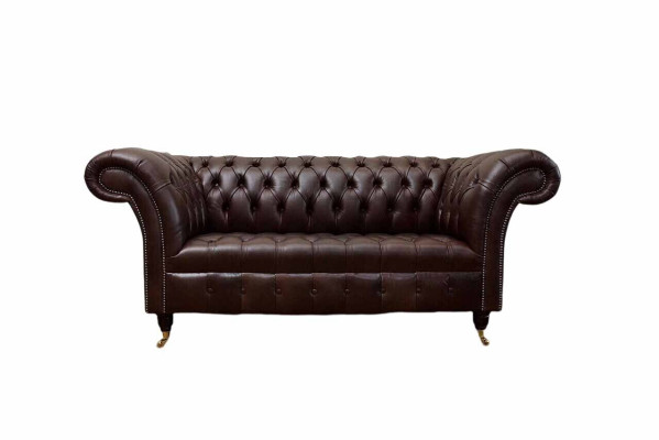 Sēdētspēja Dīvāns Chesterfield Polster Dīvāns 2-vietīgais Āda Tekstils Lounge Jauns