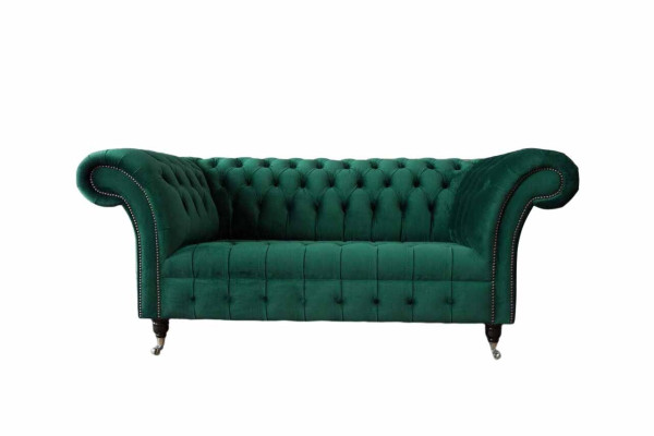 Chesterfield divvietīgā sofa 2-vietīgā dizaina sofa pārklājumi modernai sēdeklim audums