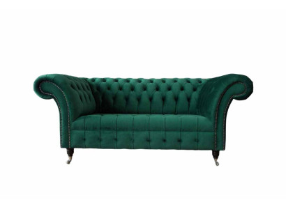 Chesterfield divvietīgā sofa 2-vietīgā dizaina sofa pārklājumi modernai sēdeklim audums