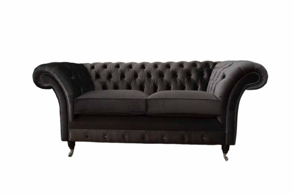 Chesterfield Tekstila dīvāns 2 cilvēku atbalsta dizains luksusa dīvāns auduma dīvāns