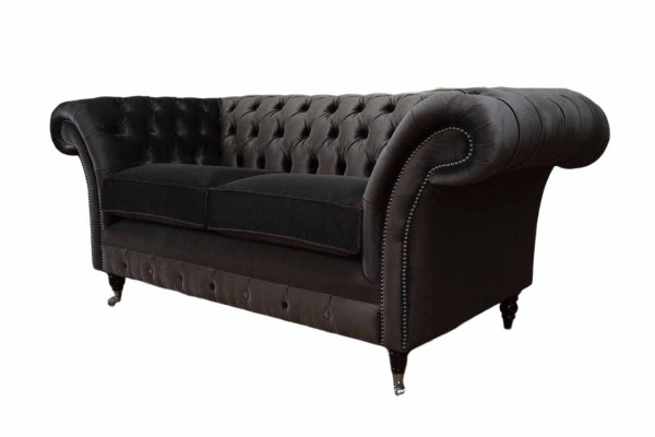 Chesterfield Tekstila dīvāns 2 cilvēku atbalsta dizains luksusa dīvāns auduma dīvāns