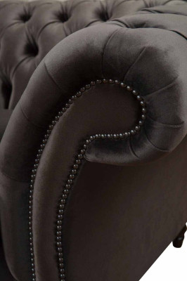 Chesterfield Tekstila dīvāns 2 cilvēku atbalsta dizains luksusa dīvāns auduma dīvāns
