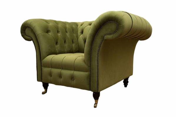Chesterfield dizaina krēsla dīvāns polsteris luksusa tekstils dīvāni vienvietīgs