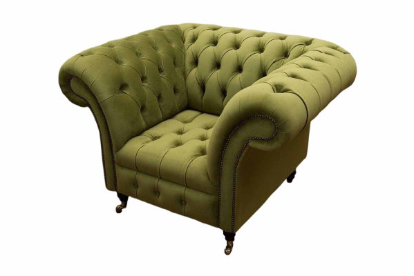 Chesterfield dizaina krēsla dīvāns polsteris luksusa tekstils dīvāni vienvietīgs