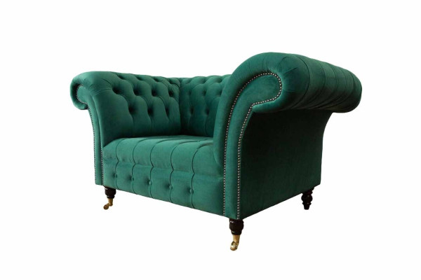 Peleks Chesterfield dizaina dīvāna krēsls ausu krēsls mēbeles luksusa audums