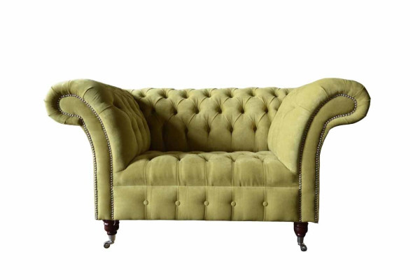 Chesterfield krēsls tekstila dizaina dīvāns audums dīvāns mīkstajiem audumiem pelēks jauns